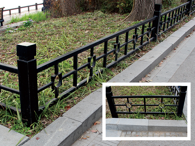 鋅鋼草坪護欄